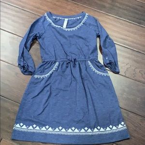 Cherokee Size Large 10 12 Blue Boho Dress Cute!